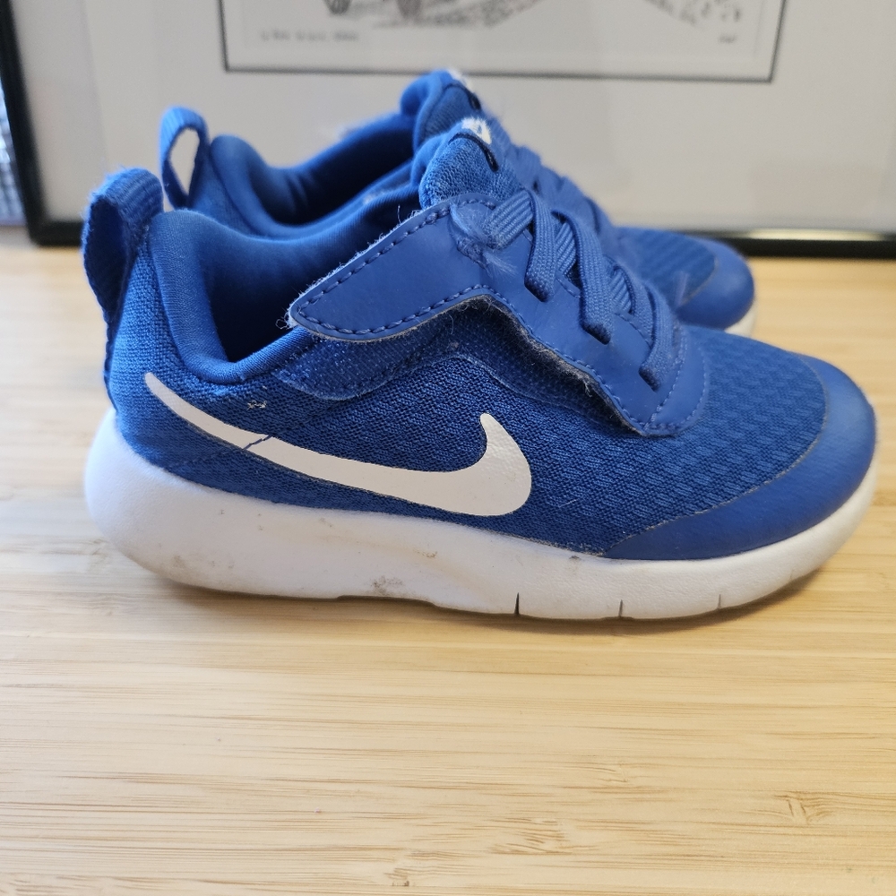 Nike Tanjun Kids Blue Sneakers 9C